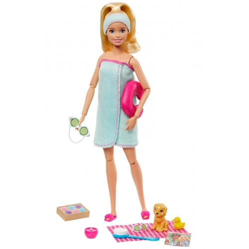 Barbie Wellness - Barbie'nin Spa Günü Bebekleri GJG55